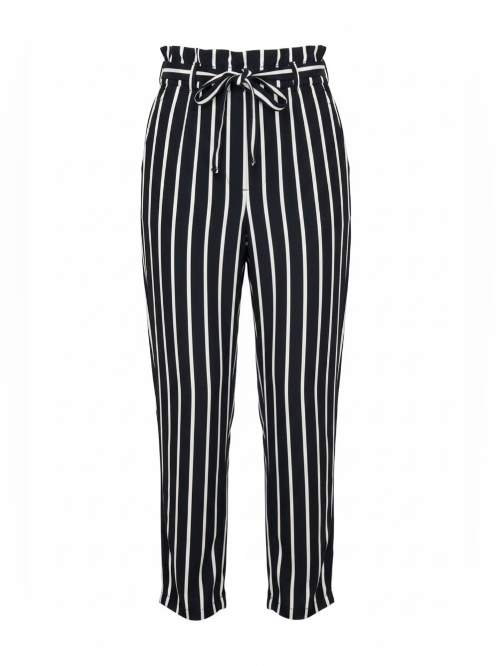H&M Black and White Striped Pants